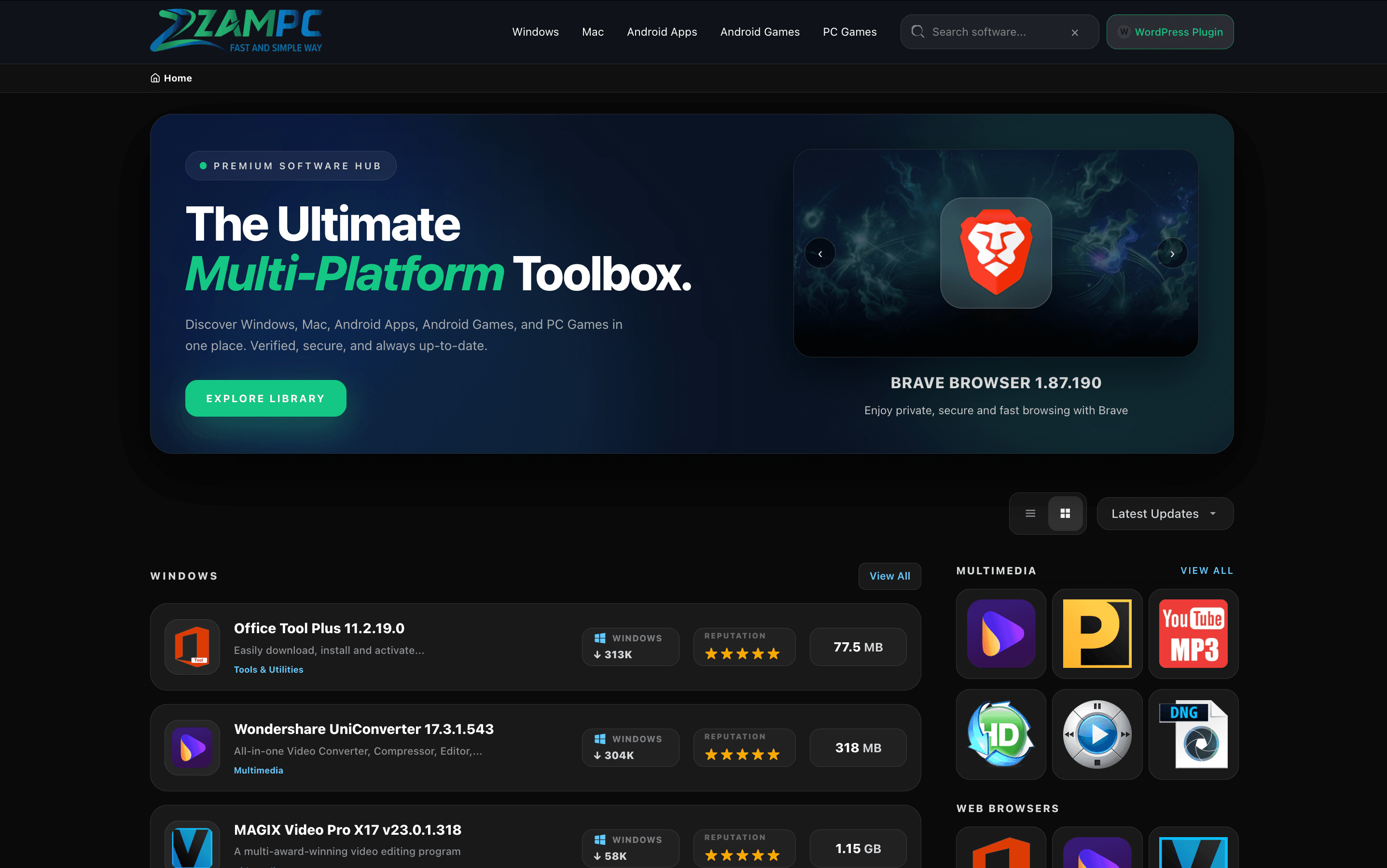 ZAMPC Software Hub